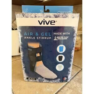 NEW Vive Ankle Stirrup Brace Air Gel – Hot Cold Therapy – Ankle Support